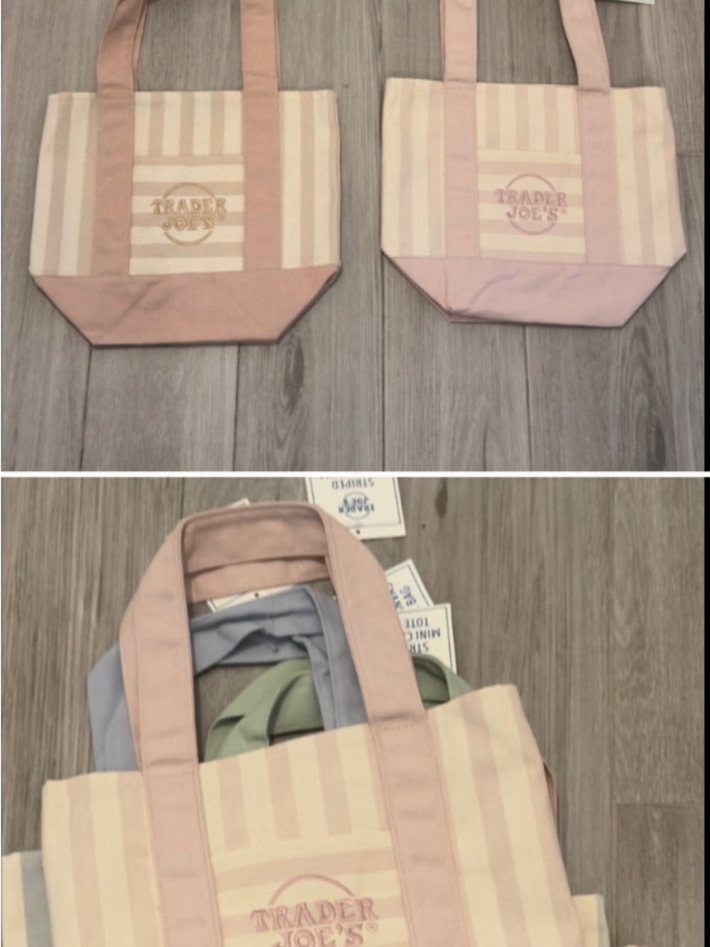 Trader Joe’s Canvas Duffel Tote - sets of 5 for $50